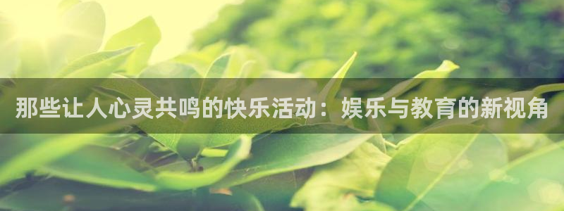 jdb容易赢的游戏：那些让人心灵共鸣的快乐活动：娱乐与教育的新视角