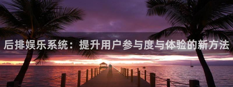 jdb电子夺宝：后排娱乐系统：提升用户参与度与体验的新方法
